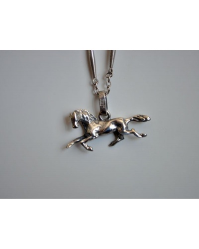 Pendentif Cheval argent massif